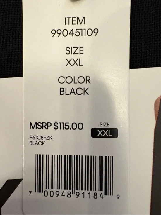 DKNY Black Linen V-Neck Sleeveless Maxi Dress - Picture 3 of 4